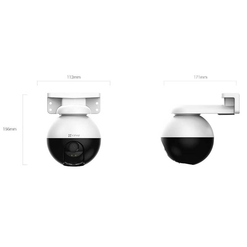 EZVIZ Caméra De Surveillance H8 Pro 2K - Suivi Automatique, Panoramique Et Vision Nocturne
