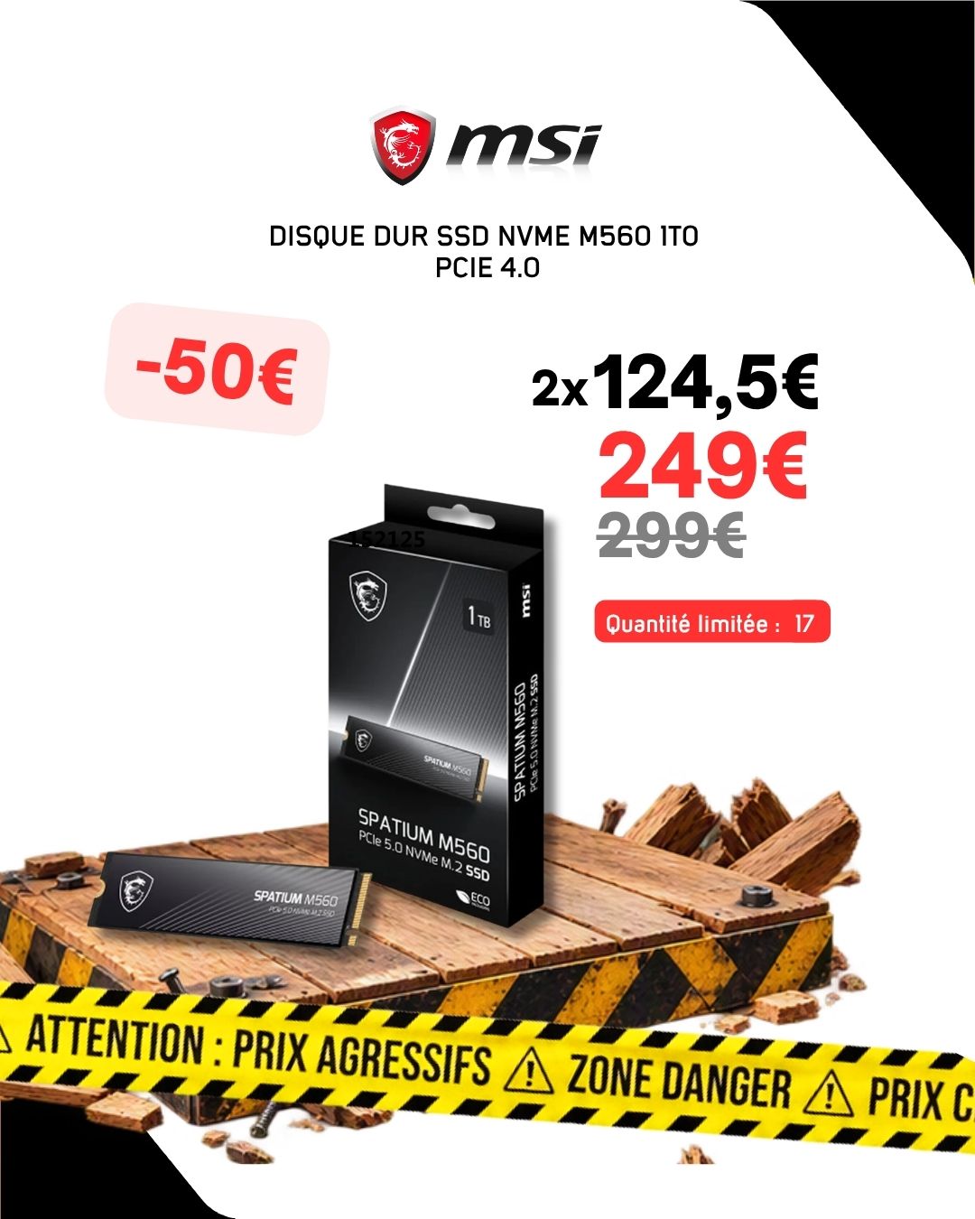 Disque dur SSD NVME 1 To